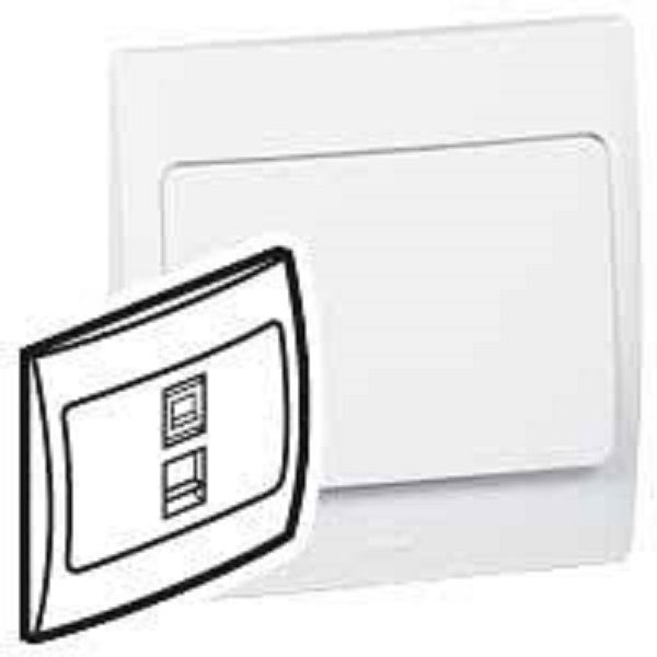Legrand Outlet CAT 6- UTP - RJ 45 socket Mallia 281162