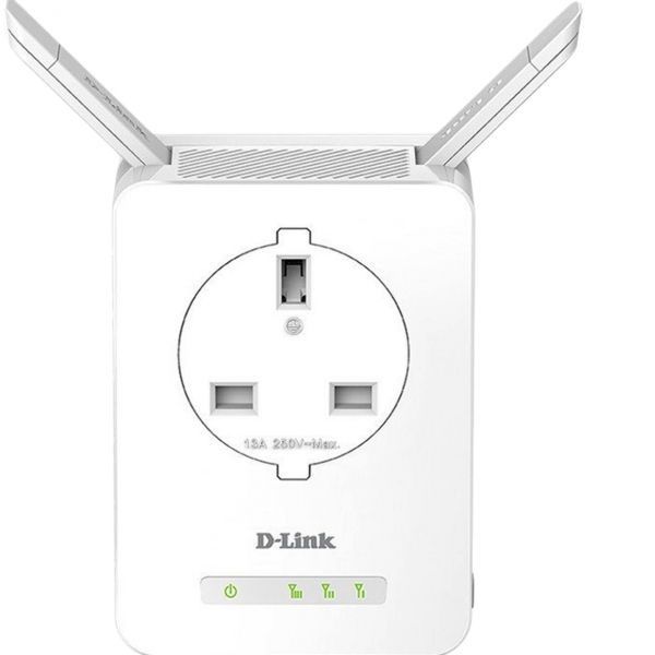 D Link N300 Wi Fi Range Extender With Power Passthrough