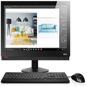 Lenovo All In One M910z 23.8" FHD Multi-Touch  Intel Core i5-7500 Processor (6M Cache, 3.4 GHz)  8GB DDR4-2400  1TB 5400 RPM 