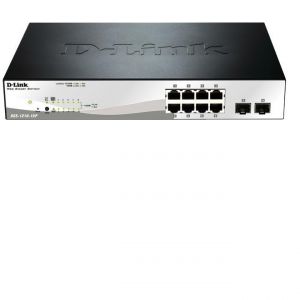 D-Link 8-port 10GBASE-T and 2-port 10GBASE-T/SFP+ combo port 10G Smart Switch
