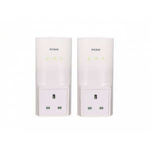 D-ink Powerline HomePlug AV Passthrough Starter Kit