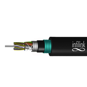 Infilink Fiber Cable - OM2 - Loose tube -  indoor/outdoor - 12 fibers