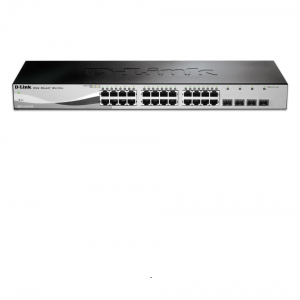 D-Link 24-Port 10/100/1000Base-Twith 4 SFP Smart Switch