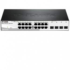 D-Link 16-Port 10/100/1000Base-T with 4 SFP ports Smart Switch