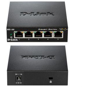 D-Link 5-Port 10/100/1000 Mbps Unmanaged Switch