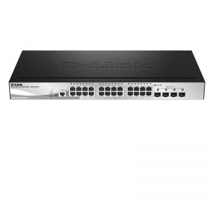 D-Link 24 Ports 10/100/1000Mbps + 4 10G ports SmartPro Switch