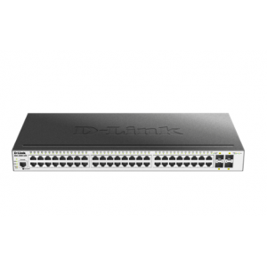 D-Link 48 10/100/1000 Mbps ports + 4 10G SFP+ ports Managed L2 Metro Ethernet Gigabit Switch