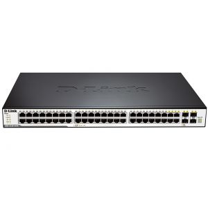 D-Link 48-Port Gigabit Stackable L2+ Switch, 4 Combo SFP, 40-Gigabit Stacking