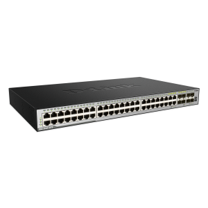 D-Link 20-Port Gigabit + 4 Combo 10/100/1000Base-T/SFP ports + 4 10GE SFP+ ports L2 Stackable Managed Switch(L3 with license upgrade)