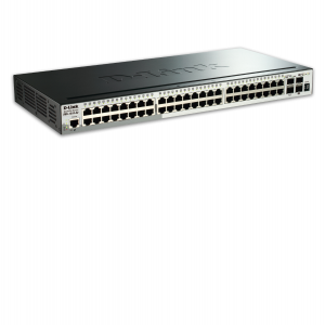 D-Link 48 port 10/100/1000Mbps with 2 SFP port + 2 x 10G SFP+ ports Gigabit Smart Pro Switch
