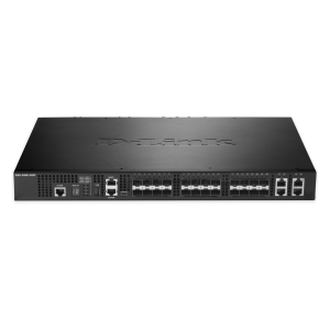 D-Link 20-port 10 GbE SFP+ and 4-port 10GBASE-T/SFP+ combo design L3 Managed Switch